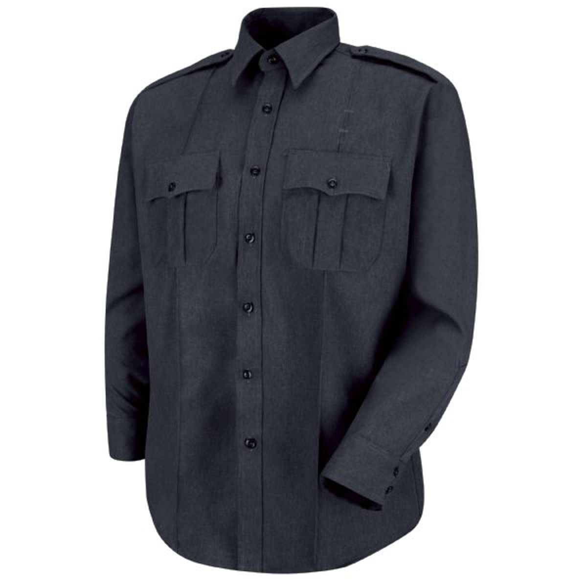 Horace Small Shirt, Long Sleeve Sentry Plus 100% Polyester Navy