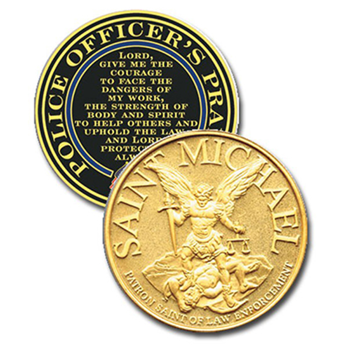 Blackinton Police St Michael Challenge Coin