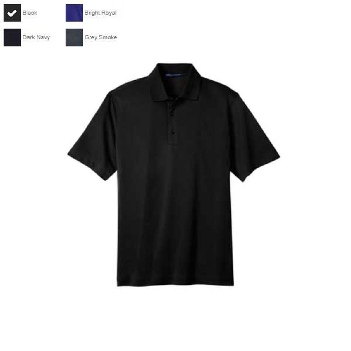Sanmar Port Authority Tech Pique Short Sleeve Polo
