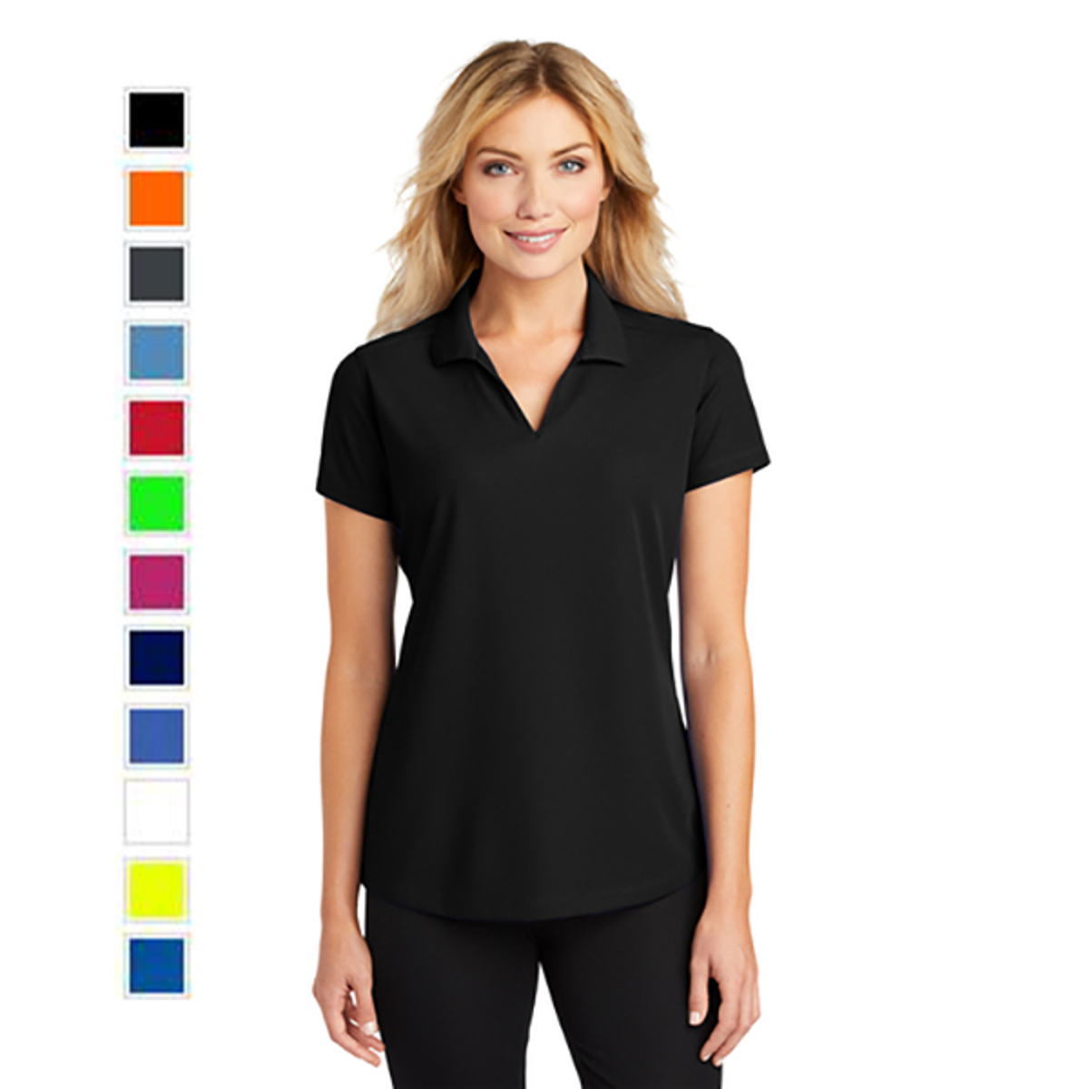 Sanmar Port Authority Ladies Dry Zone Short Sleeve Polo