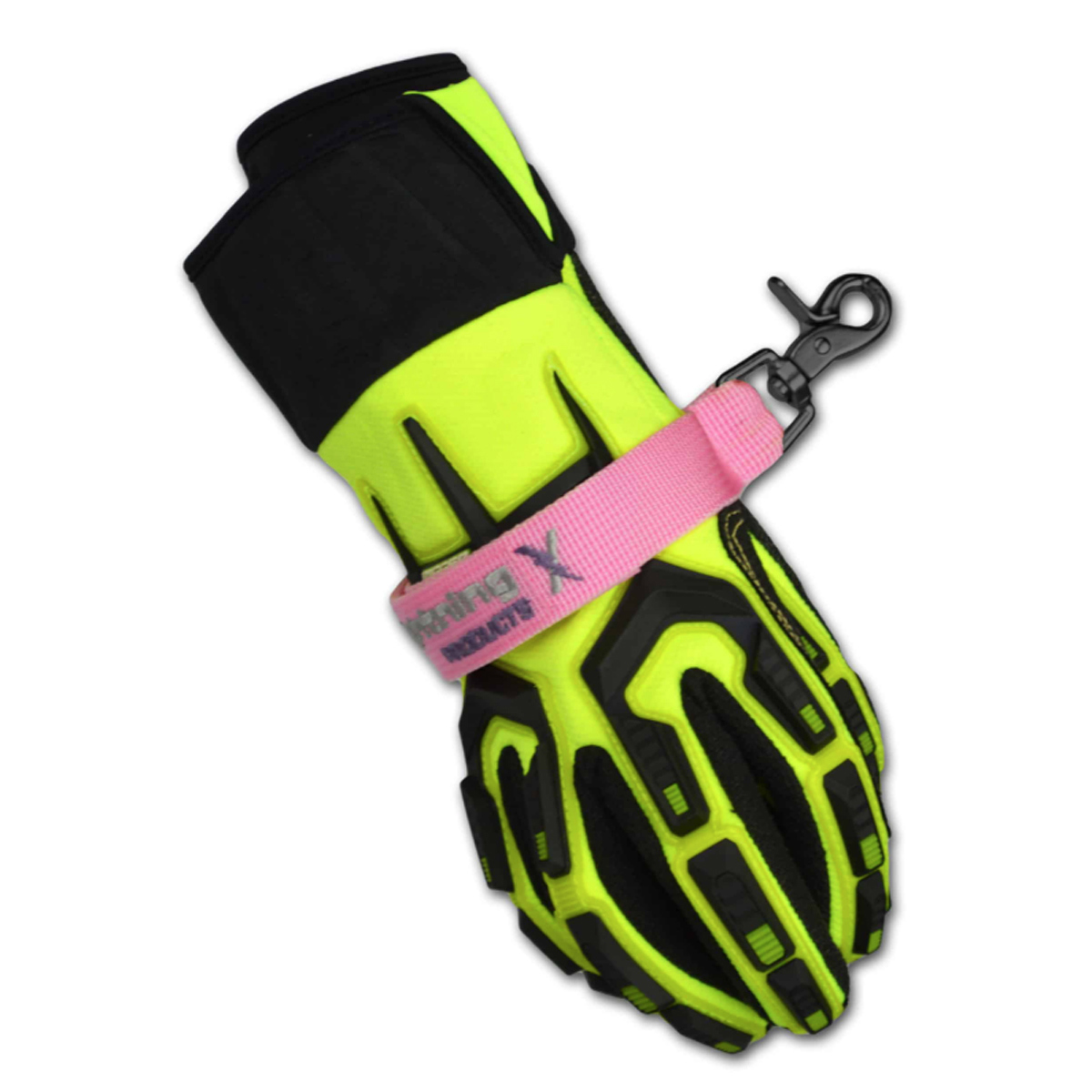 Lightning X Glove Strap Pink, Velcro w/Trigger Snap