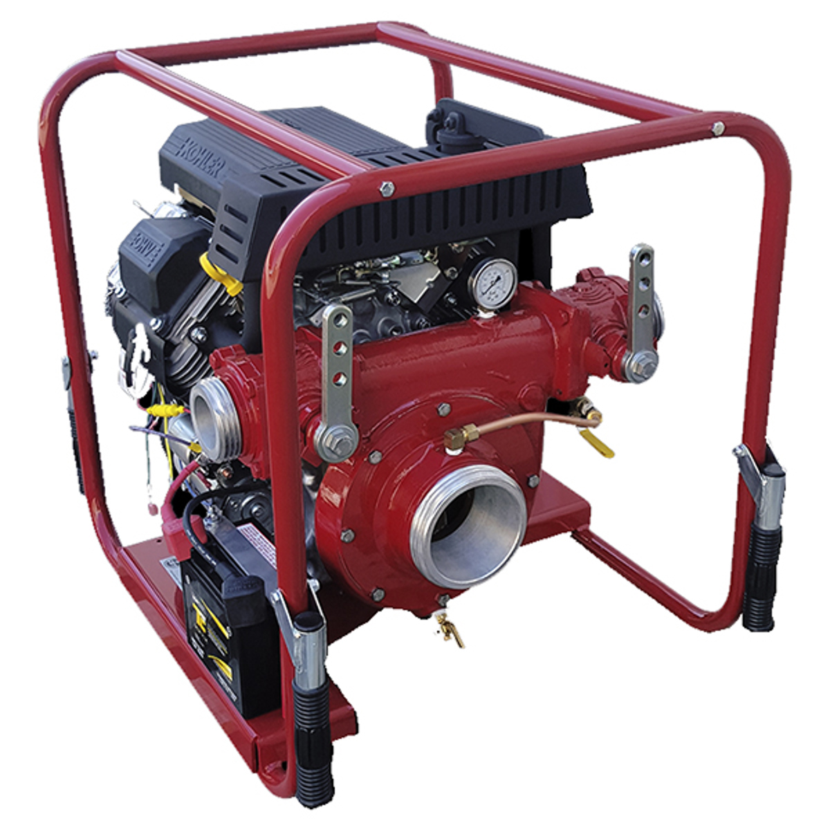 CET 20 HP Portable High Volume Pump, Kohler Engine, 2 Outlets