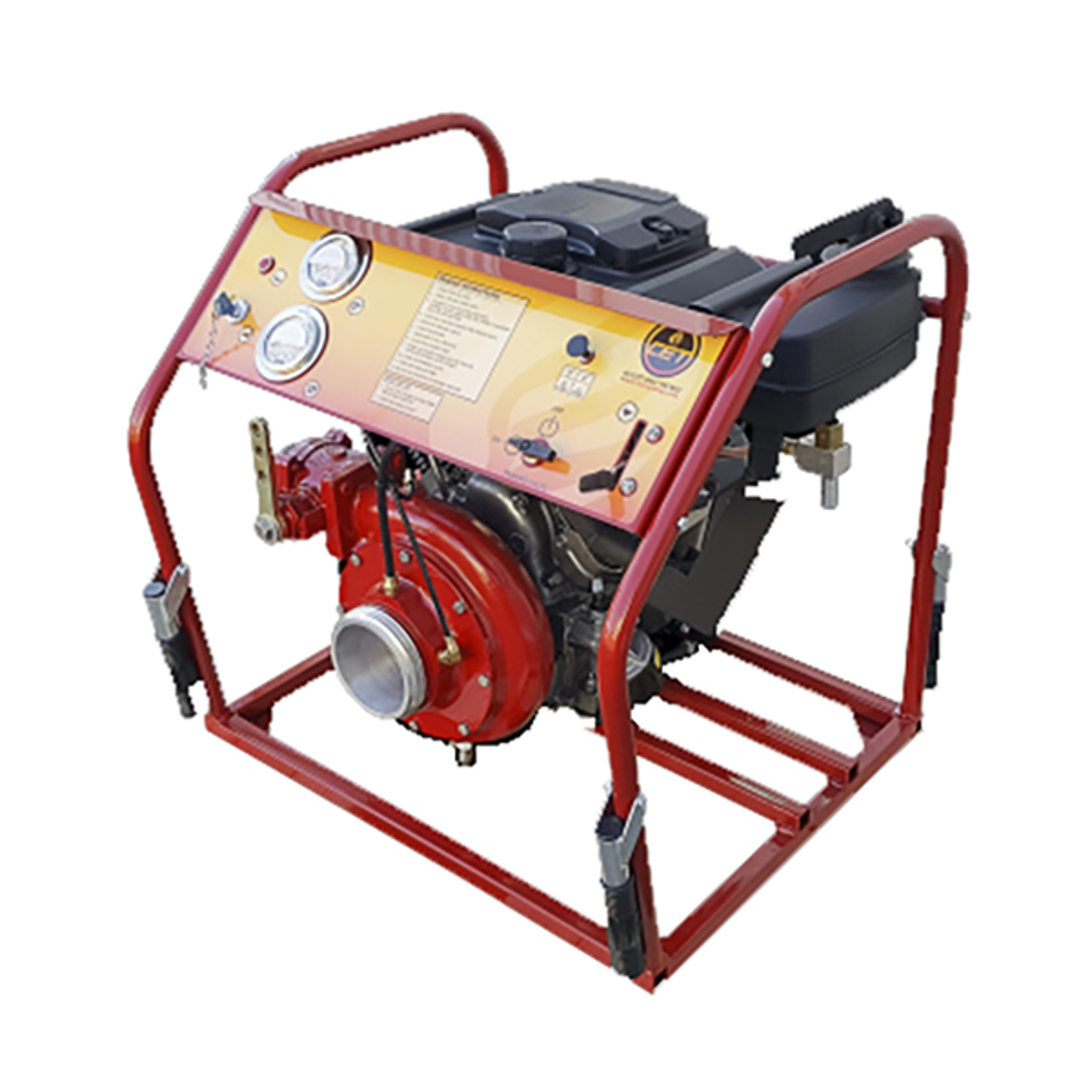 CET 23 HP Portable High Volume Pump Vanguard Engine Control Panel 1 Outlet