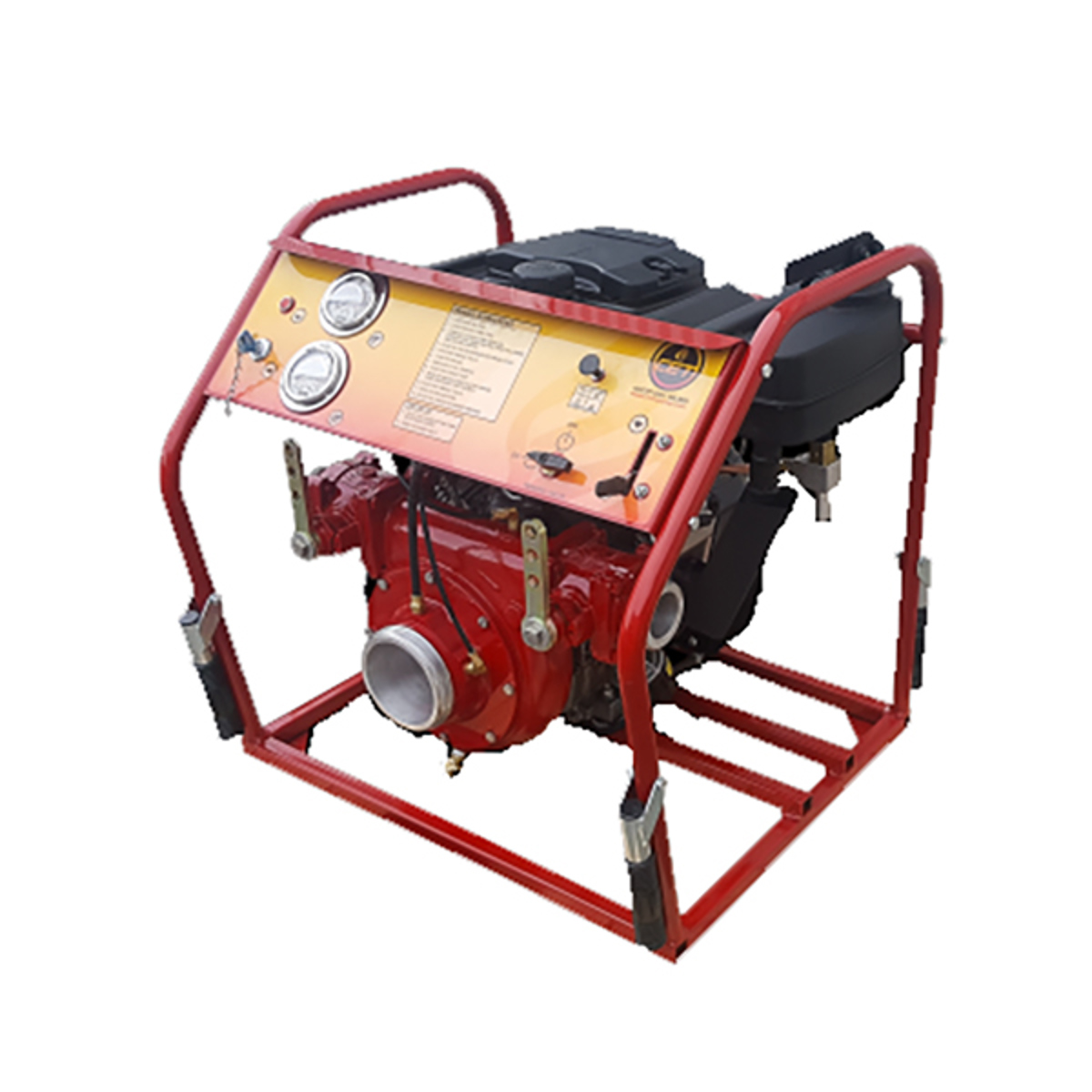CET 23 HP Portable High Volume Pump, Vanguard Engine, Control Panel, 2 Outlets
