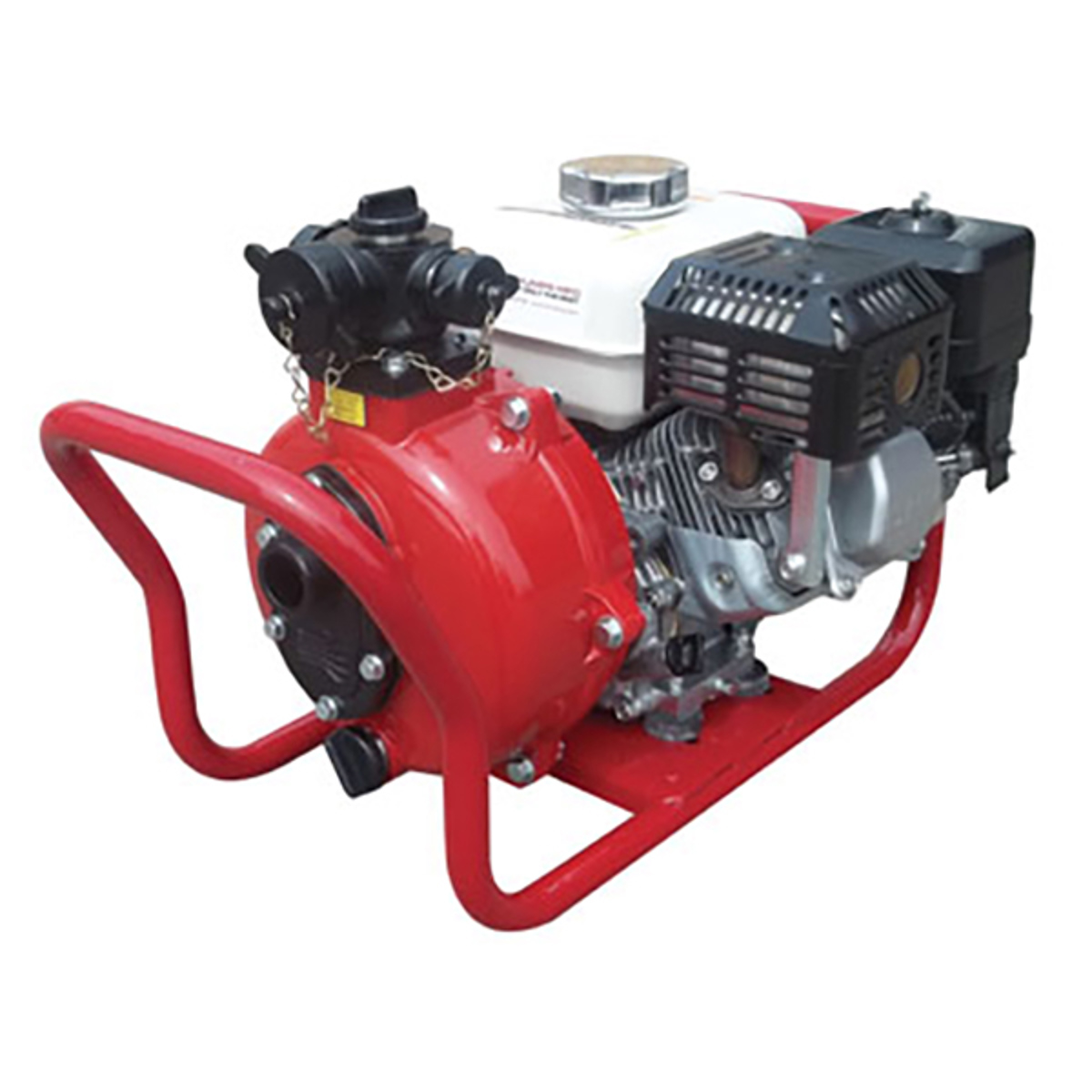 CET 6 HP Portable Pump, Honda Engine, Half Frame, Twin Outlet, No Battery