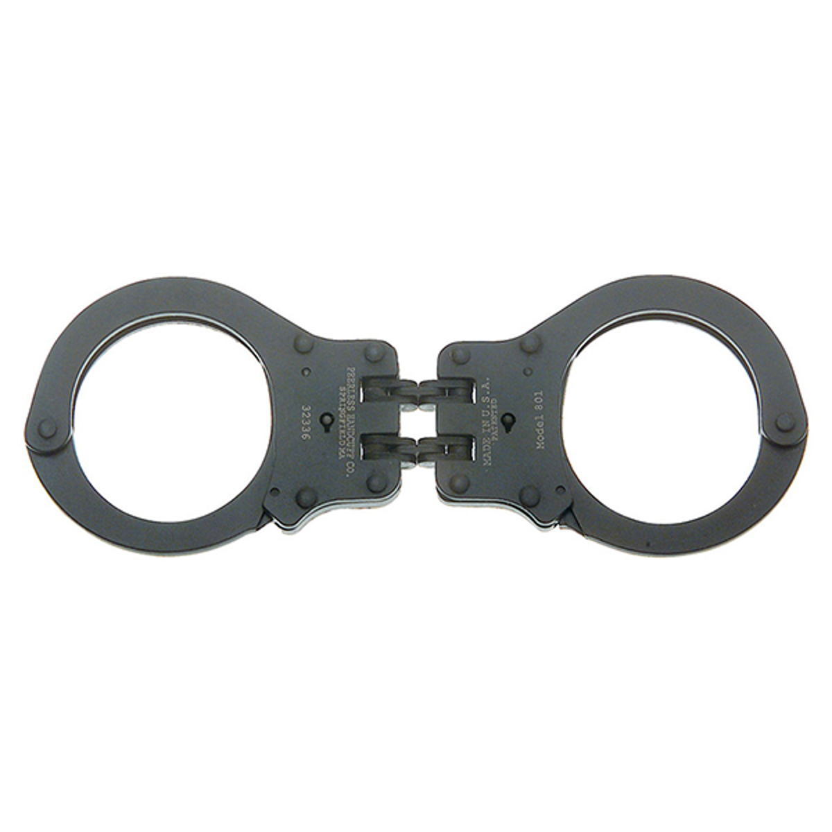 Peerless 801 Nickel Hinged Handcuff