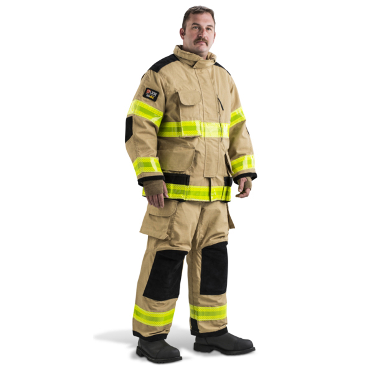 lion super deluxe firefighting turnout gear pant
