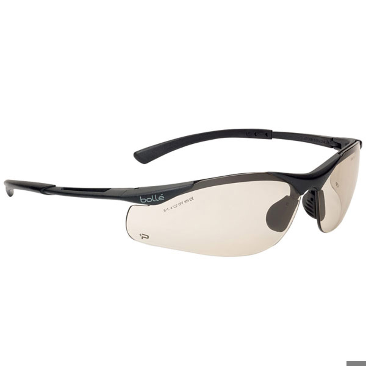 Bolle Contour II Glasses Copper Lens Black Frame
