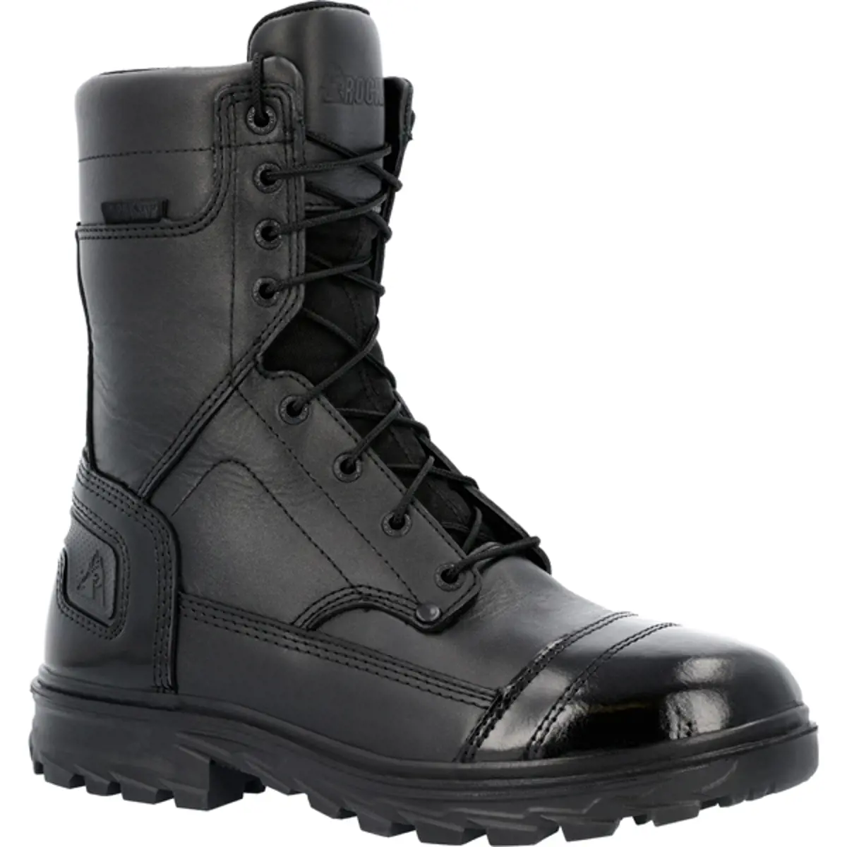 Rocky Jump Boot Pro Side Zip, Black, 8"