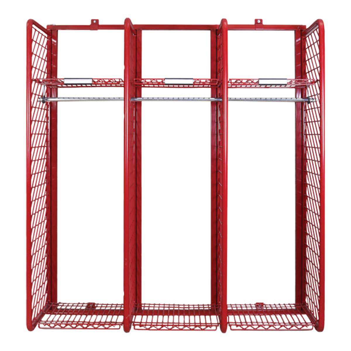 Groves Red Rack Wall Mount Storage Unit