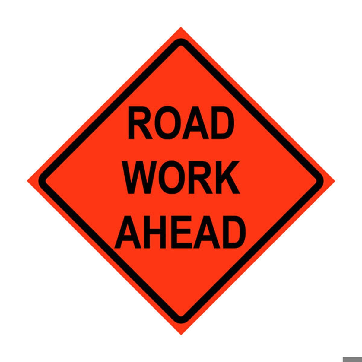 DSP 48" Superbright Roll Up Sign, Road Work Ahead