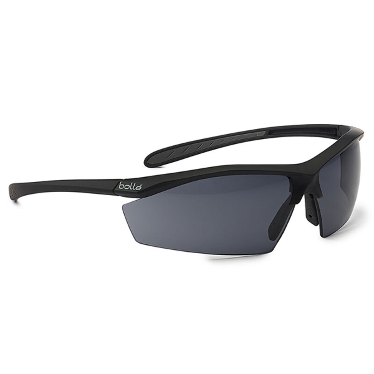 Bolle Safety Sentinel Glasses Smoke Lens Black Frame
