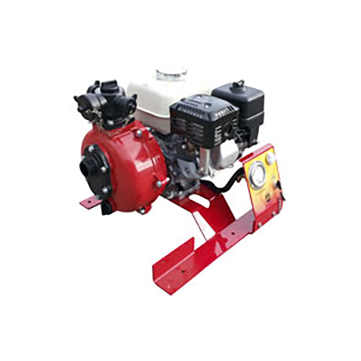 CET 6 HP Skid Mounted Pump Honda Engine 12V Connect Twin Outlet