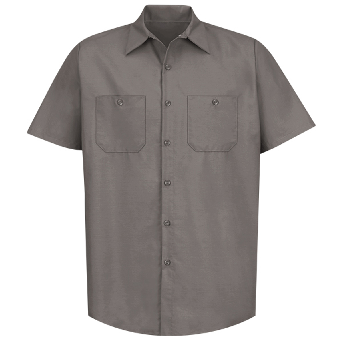 Red Kap Men's Industrial Polyester/Cotton Short Sleeve Work Shirt