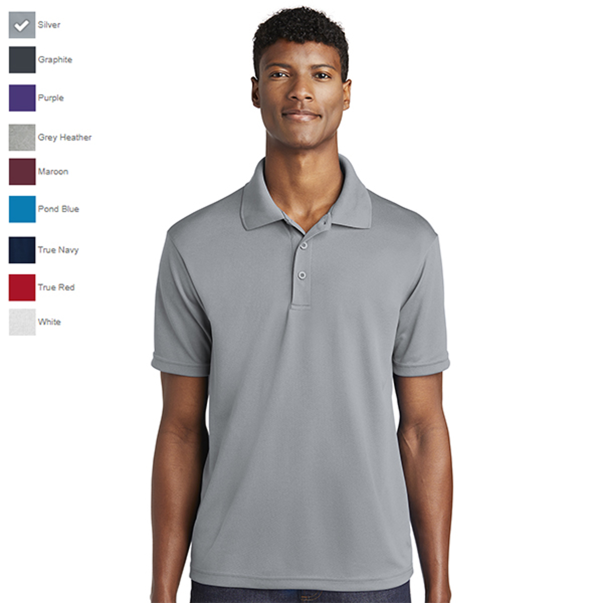 Sanmar Sport-Tek Short Sleeve Posi-Charge Racer-Mesh Polo