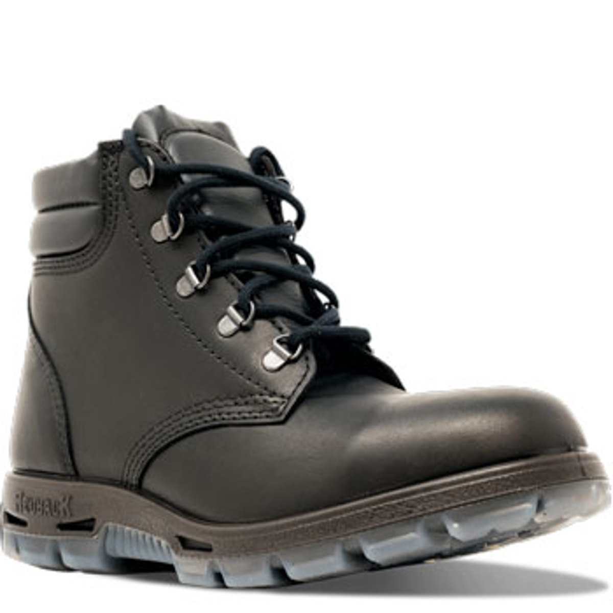 Redback Mens Outback Leather Lace Up 6" Boot, Black, US Sizes