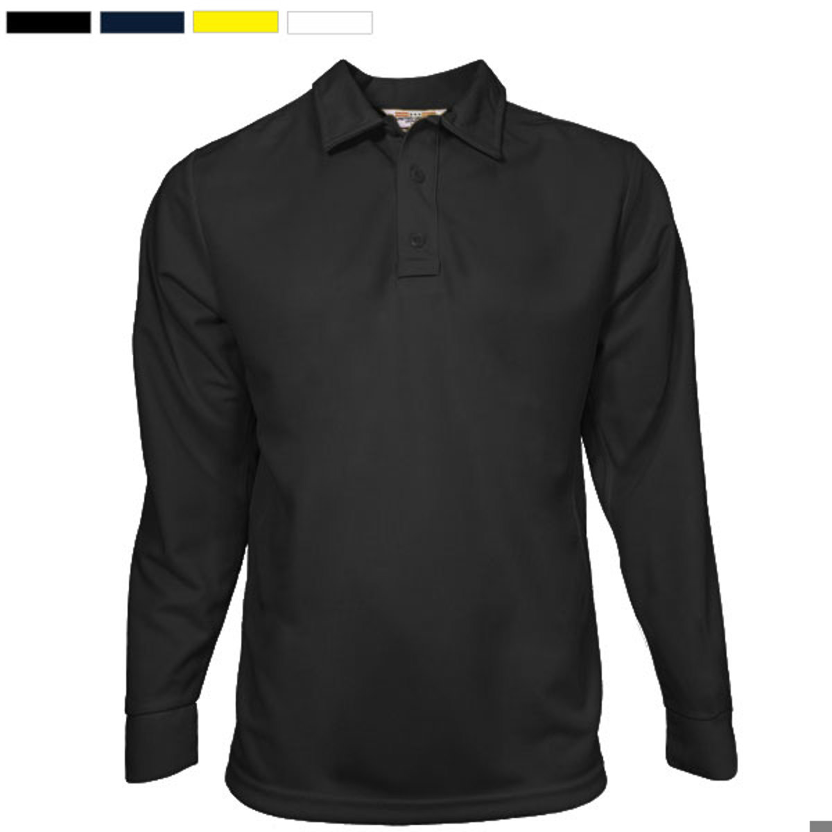 United Uniform Coolmax Performance Long Sleeve Polo