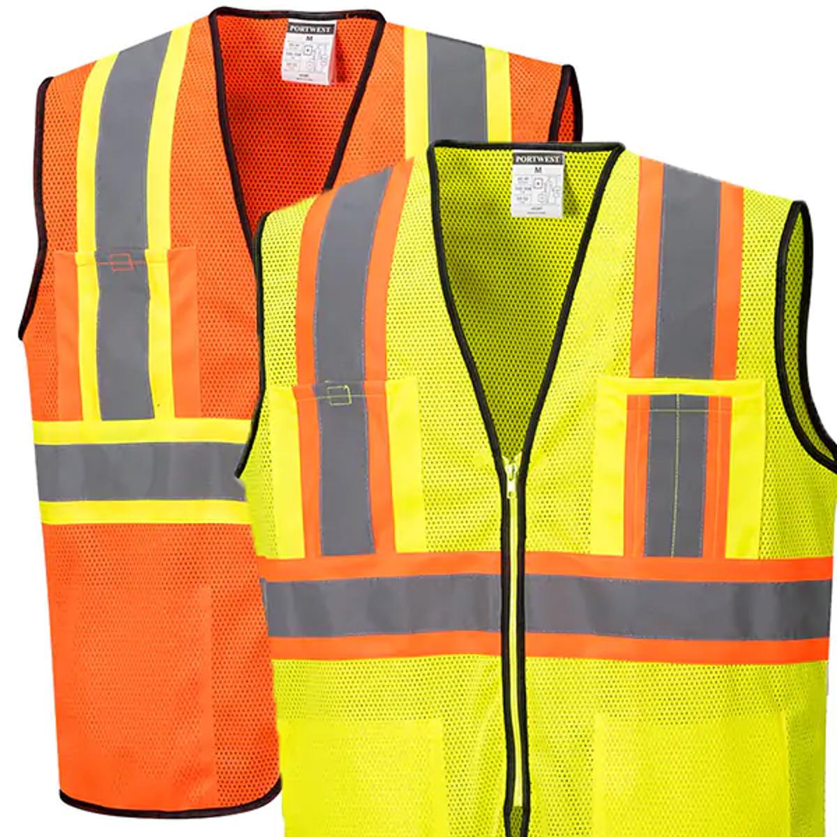 Portwest Frisco Contrast Vest high visibility safety