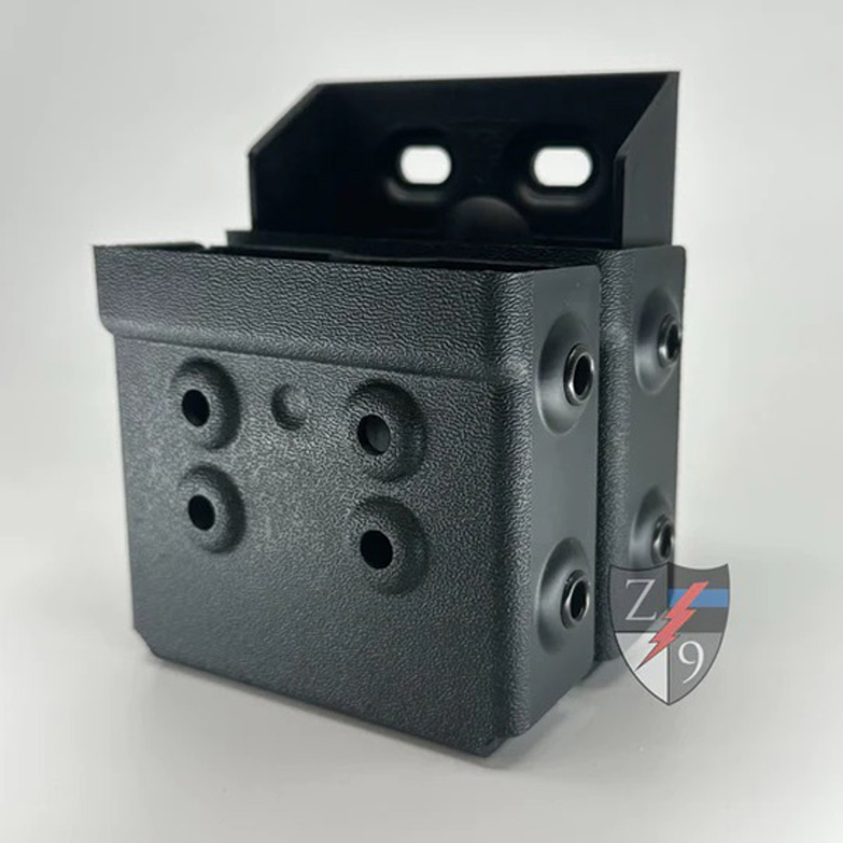 Zero9 Double Handcuff Case Plain, Black, Tek-Lok