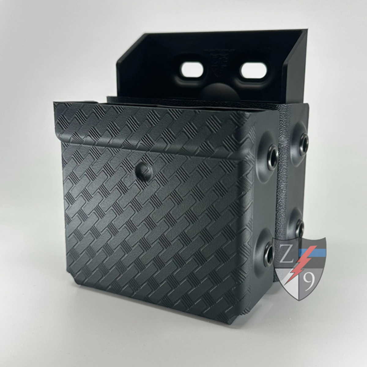 Zero9 Double Handcuff Case Basketweave, Black, Tek-Lok