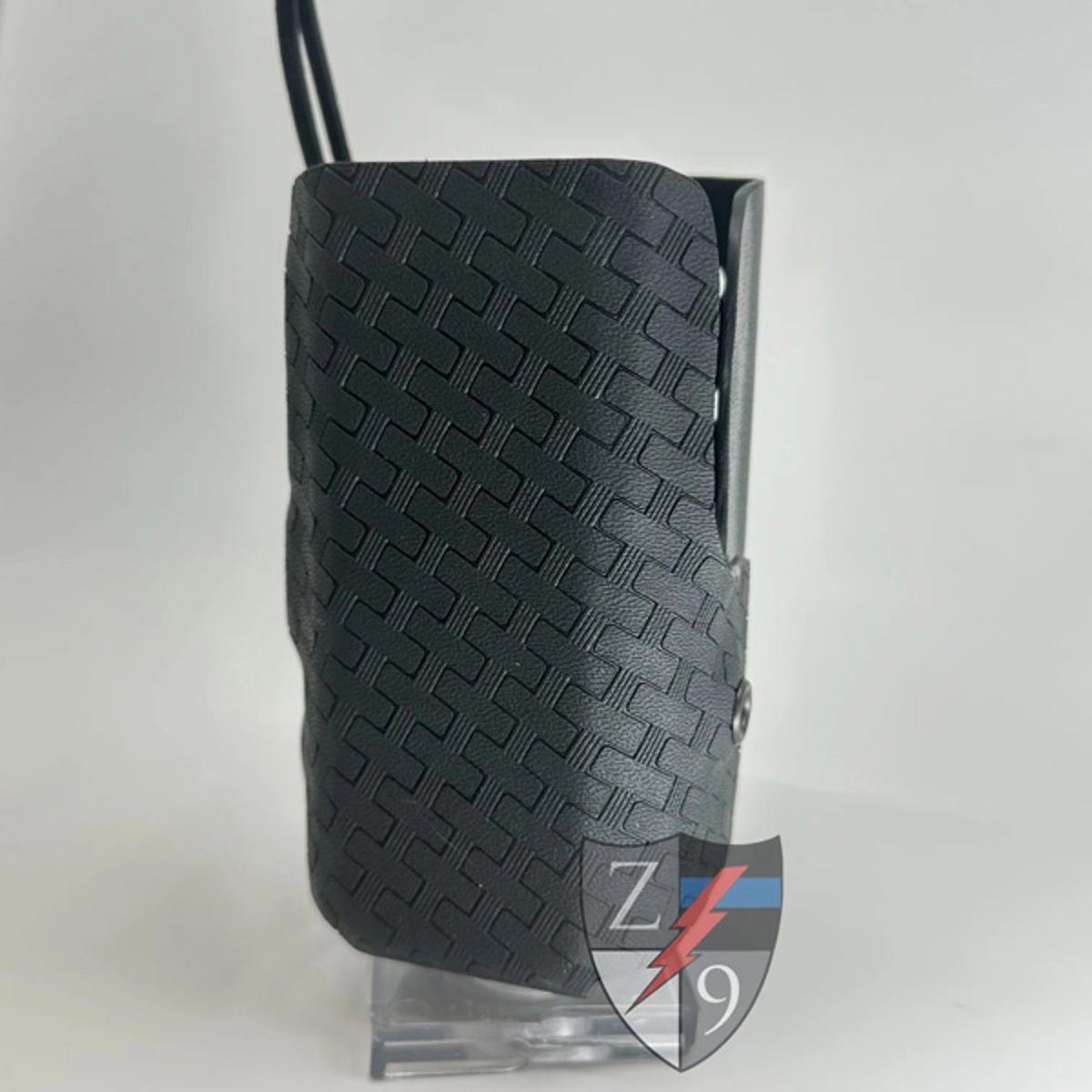 Zero9 Moto R7 Radio Holder Black Basketweave Tek-Lok