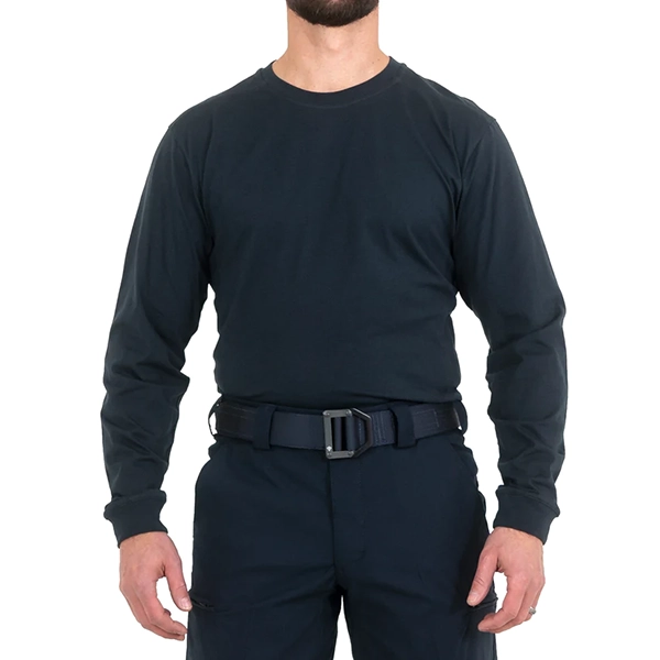 First Tactical Tactix Cotton LS T-Shirt, Midnight Navy