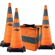 Aervoe 36" H.D. Collapsible Safety Cone 3-Pack Kit 