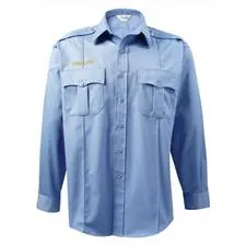 LION Bravo Shirt, Medium Blue LS, Nomex