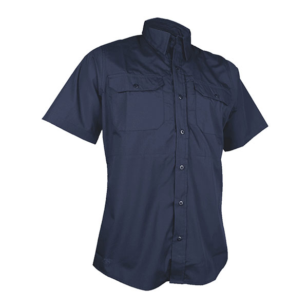 Tru-Spec Dress Shirt, Navy 24-7, SS, P/C