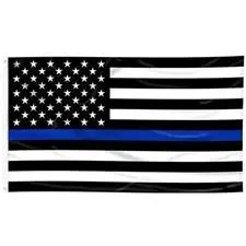Rothco Thin Blue Line US Flag, 3' x 5'