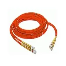 Holmatro Hose, Thermoplastic 16'w/Coupler Twin Line Red/Red