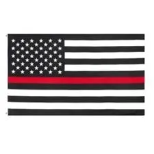 Rothco Thin Red Line US Flag, 3' x 5'