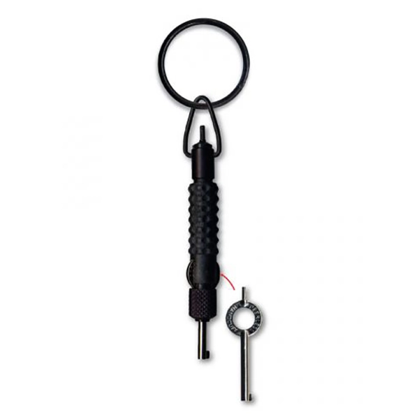 Zak Handcuff Key, Black 2 Keys