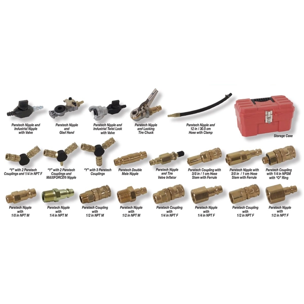 Paratech Adapter Kit, 24-pc With Case 