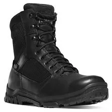 Danner Lookout Boot Side Zip, 8", Black 