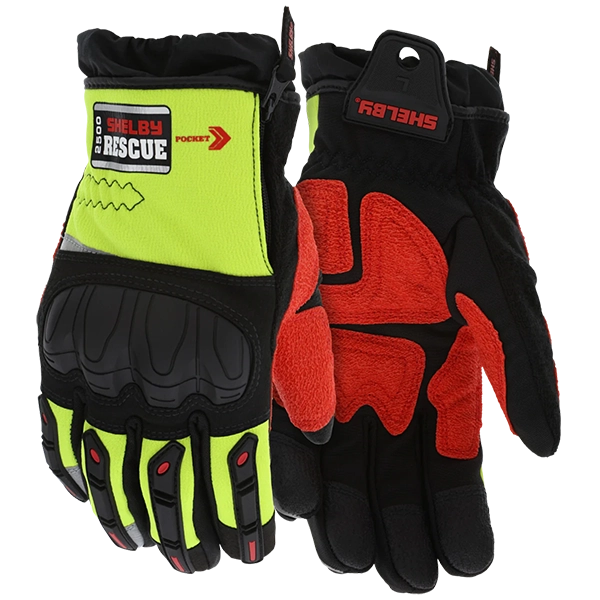Shelby Xtrication Glove Gauntlet, High Visibility