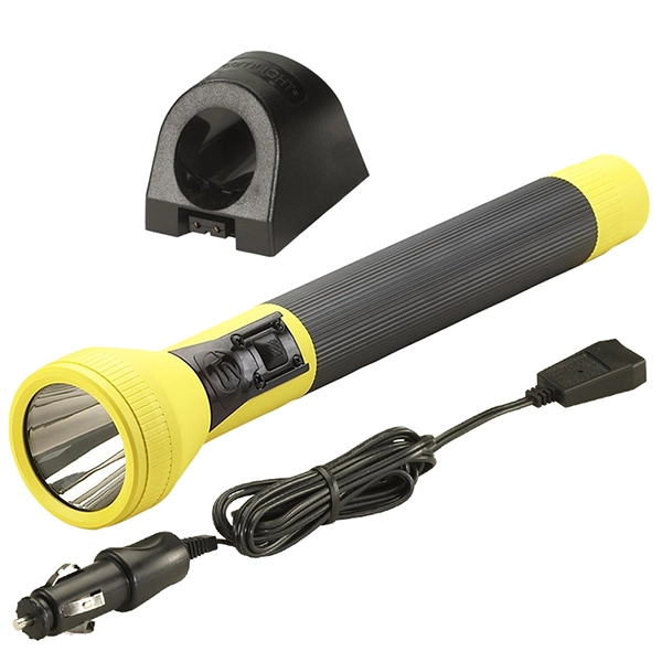 Streamlight Flashlight, Yellow SL-20XP, DC Charger