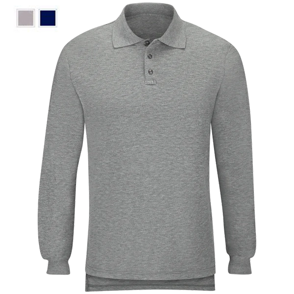 Workrite Polo, Tecasafe Knit, Long Sleeve 
