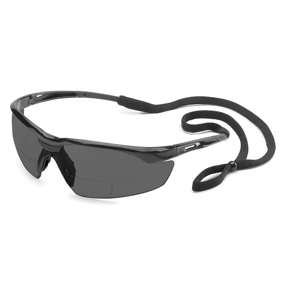 Gateway Conqueror Mag Glasses Blk Frame,Gry Lens 2.0 Diopter 