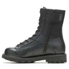 Bates Boot, 8" DuraShocks Side Zip, Black 