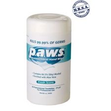 P.A.W.S Antimicrobial Hand Wipes, BX/50 P.A.W.S Antimicrobial Hand Wipes, BX/50