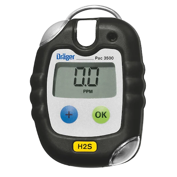 Draeger Detector, PAC 3500 Single Gas H2S Sensor