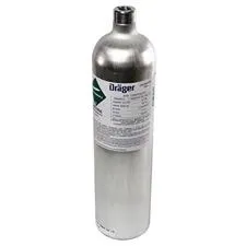 Draeger Standard 4-Gas Cal Mix, 58L, CH4/CO/H2S/O2-N2