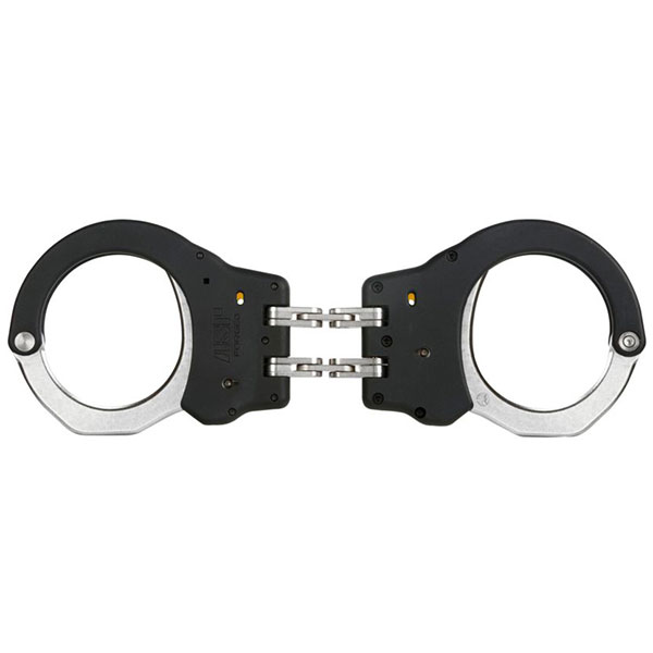 ASP Handcuffs, Steel Ultra, Hinged, Black 