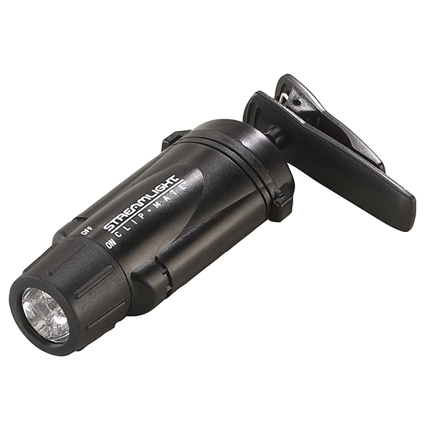 Streamlight ClipMate LED Light Rotates 360 Degrees, Black