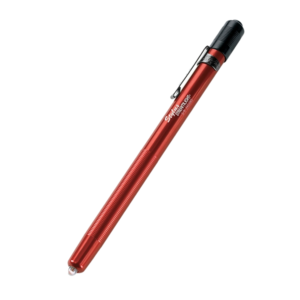 Streamlight Stylus White LED Clam Packaged, Red-3 AAAA