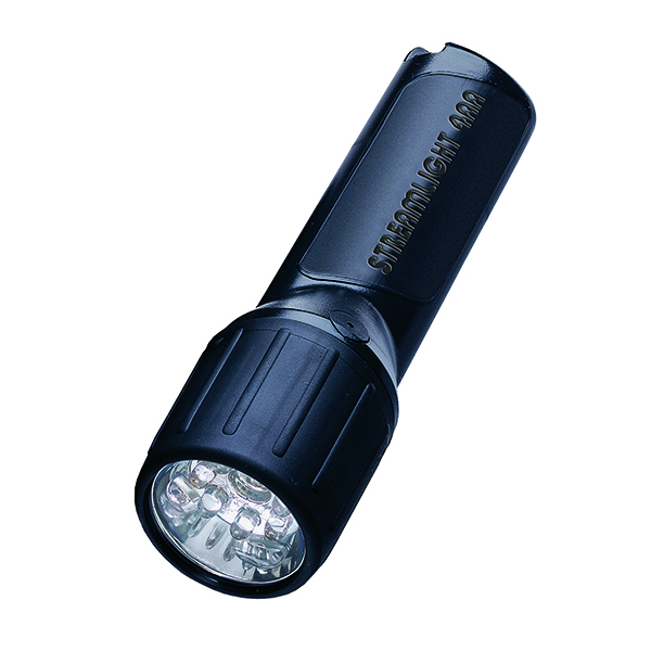 Streamlight 4AA Propolymer White LED, No Bats, Black