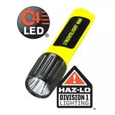 Streamlight 4AA Propolymer LUX LED, Div 1,Bat, Yellow