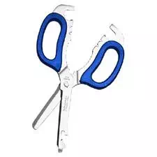 Rescue Shears w/ Holster, Blue