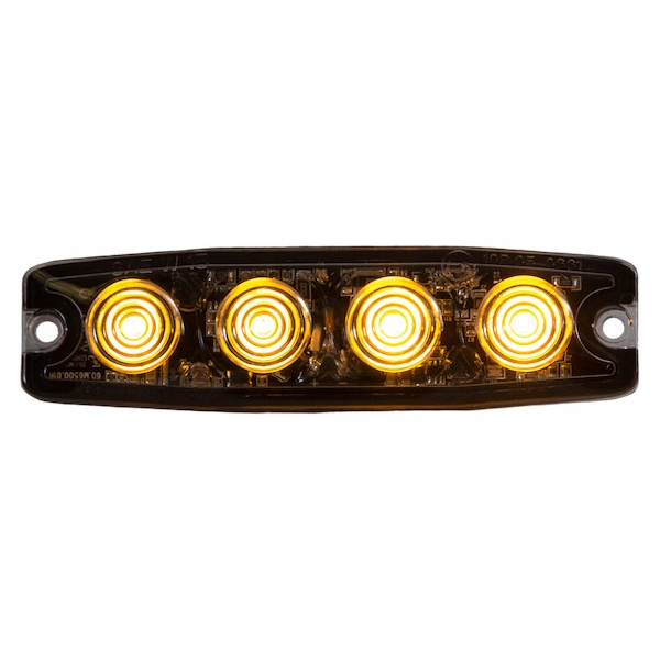 Buyers Products Strobe Light 4 3/8" 4 LED, 12-24, Amber